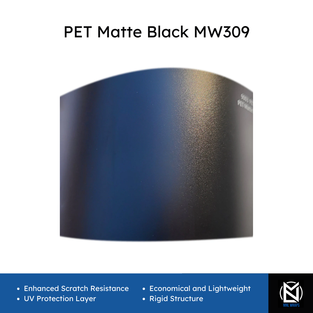 PET Noir Mat MW309