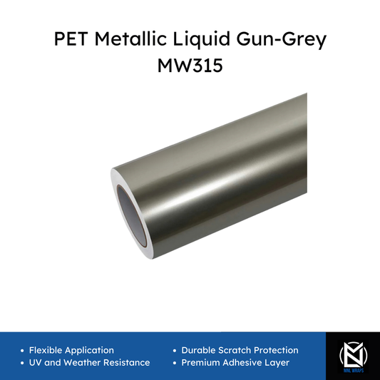 PET Metallic Liquid Gun-Grey MW315