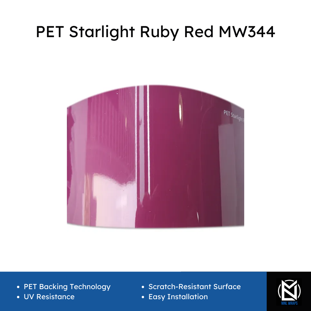 PET Starlight Rouge Rubis MW344