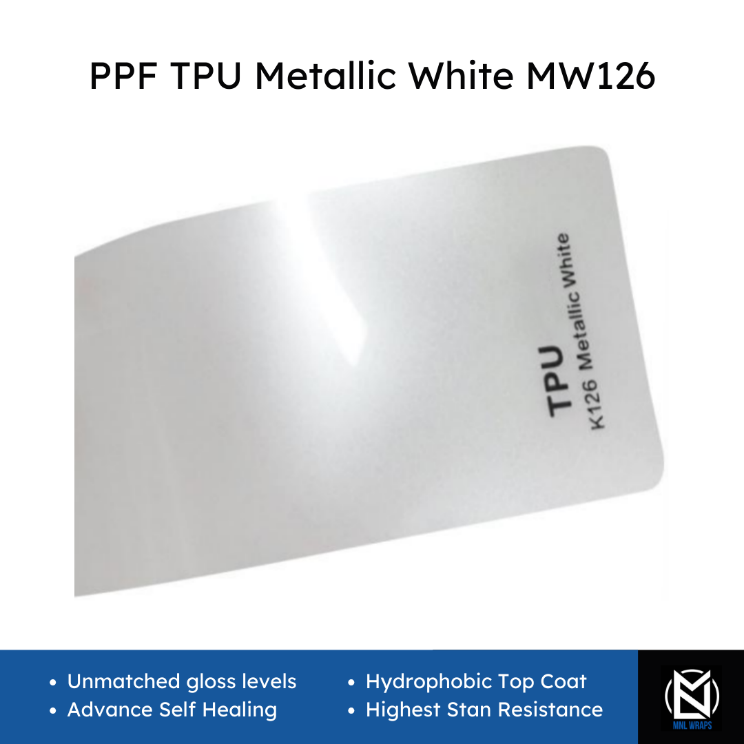 PPF TPU Metallic White MW126