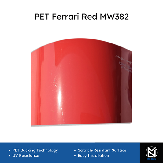 PET Ferrari Red MW382