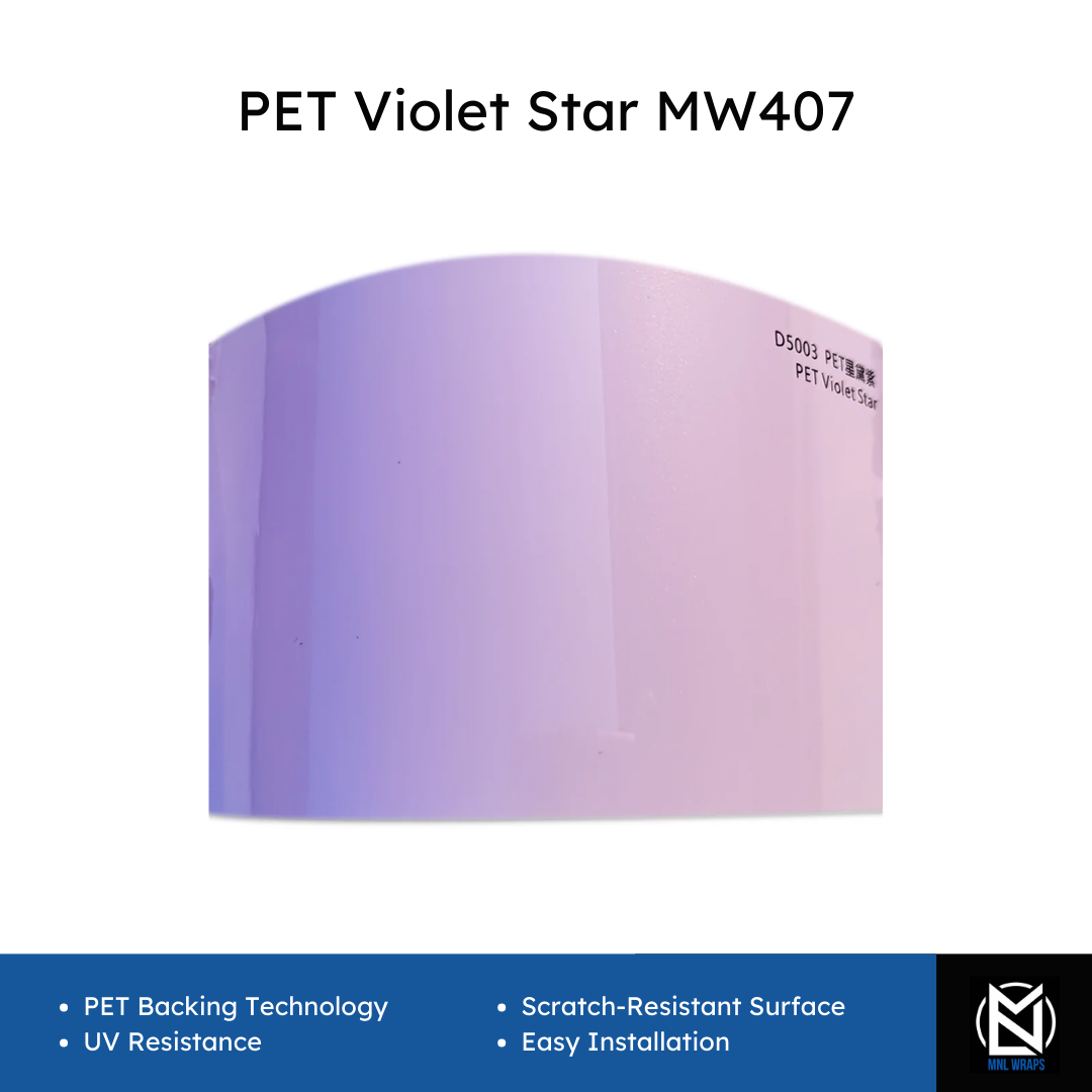 Étoile violette PET MW407