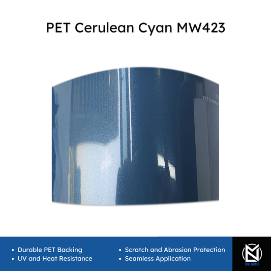 PET Cerulean Cyan MW423