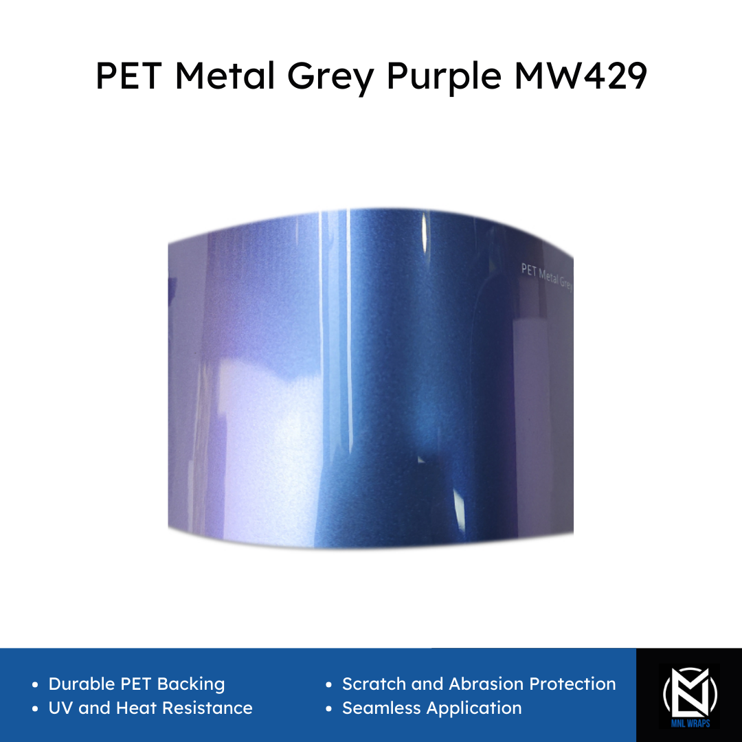 PET Metal Grey Purple MW429