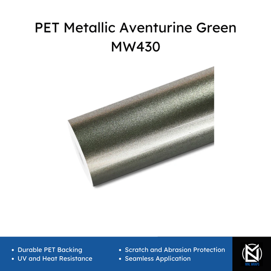 PET Metallic Aventurine Green MW430