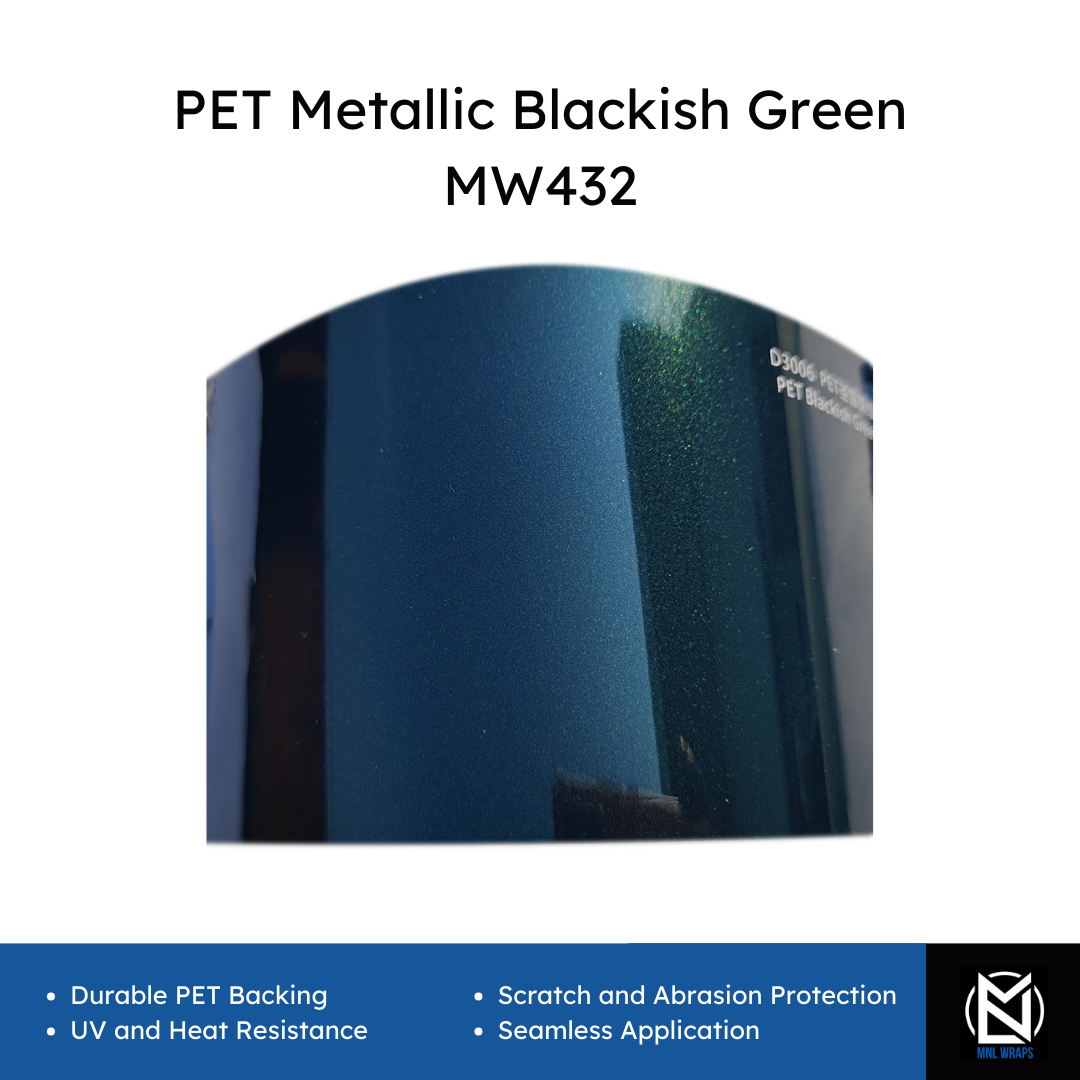 PET Metallic Blackish Green MW432