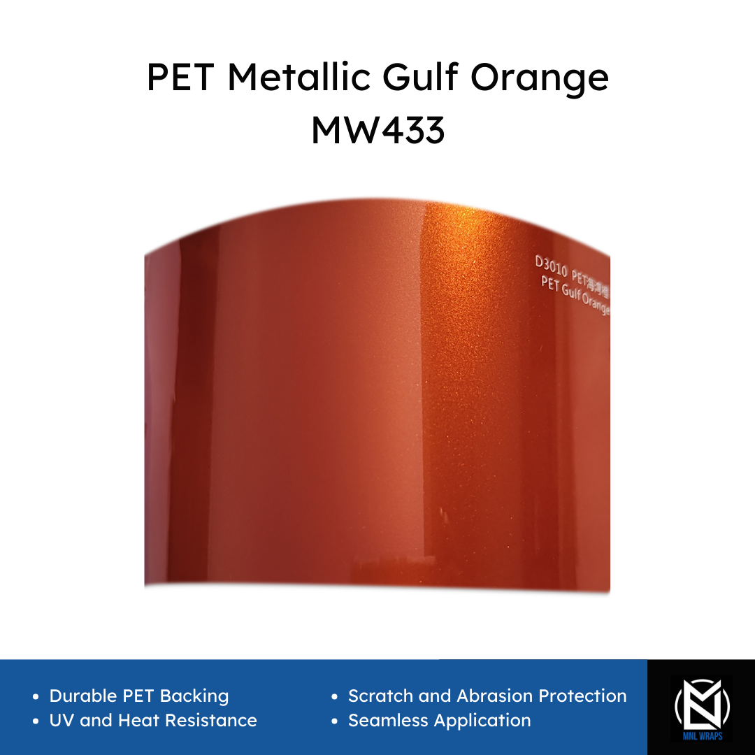 PET Metallic Gulf Orange MW433