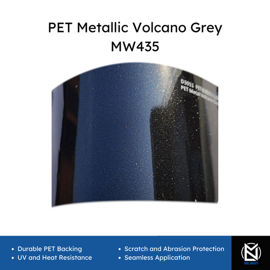 PET Metallic Volcano Grey MW435