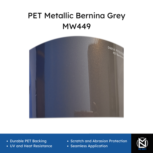 PET Metallic Bernina Grey MW449