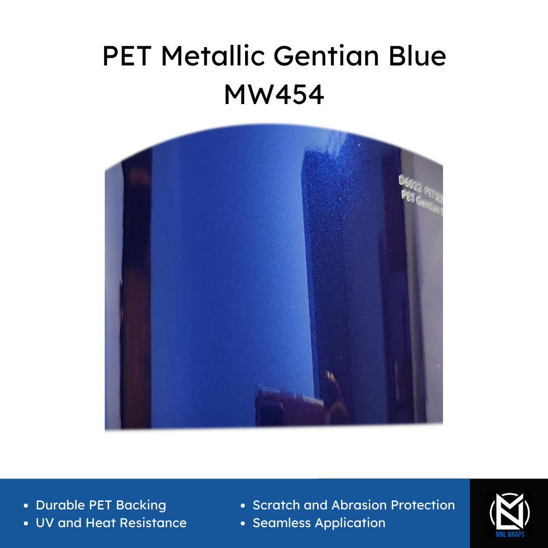 PET Metallic Gentian Blue MW454