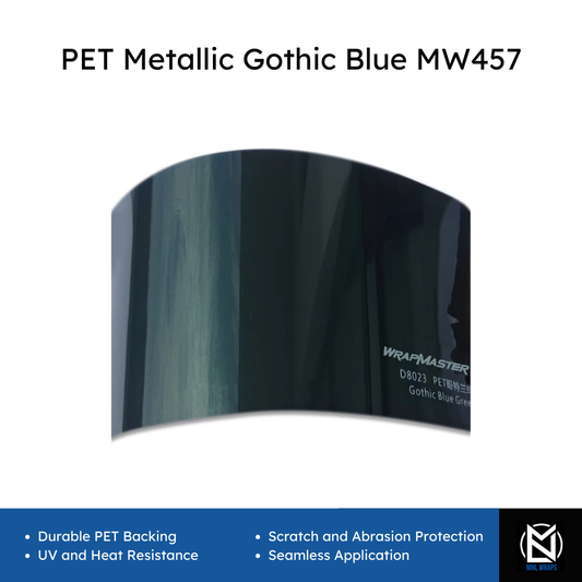 PET Metallic Gothic Blue MW457