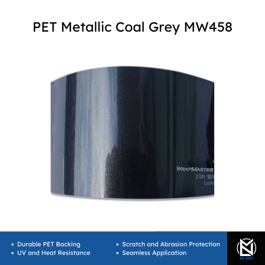 PET Metallic Coal Grey MW458