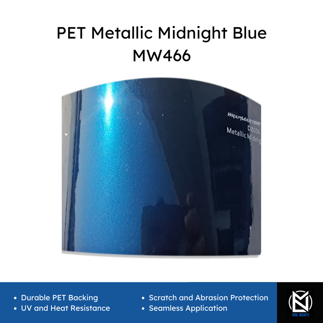 PET Metallic Midnight Blue MW466