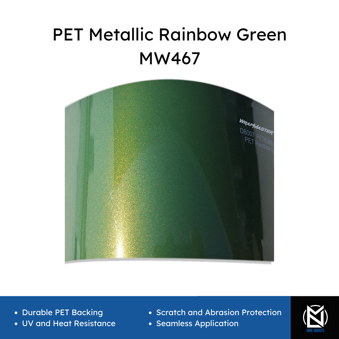 PET Metallic Rainbow Green MW467