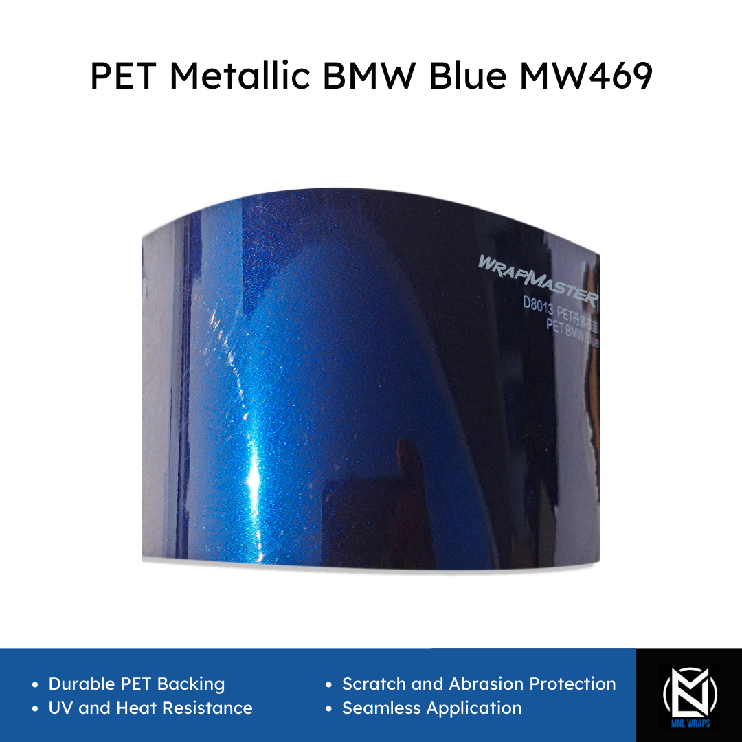 PET Metallic BMW Blue MW469