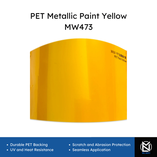 PET Metallic Paint Yellow MW473