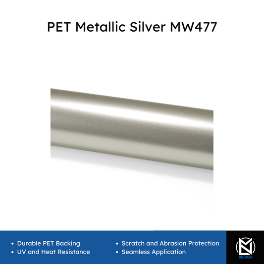 PET Metallic Silver MW477