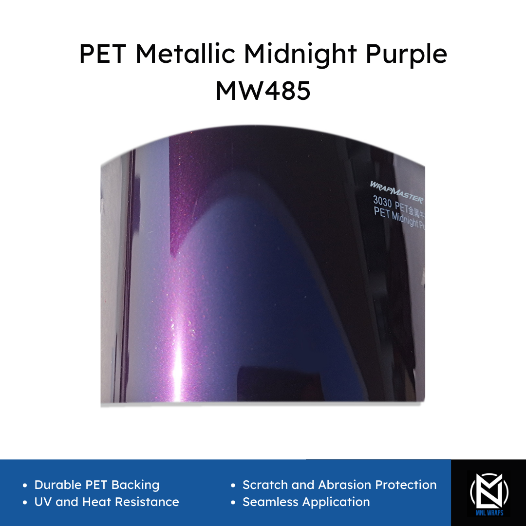 PET Metallic Mitternachtsviolett MW485