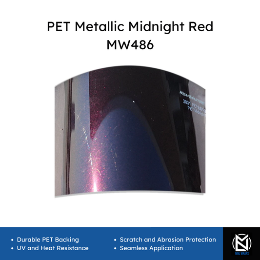 PET Metallic Midnight Red MW486