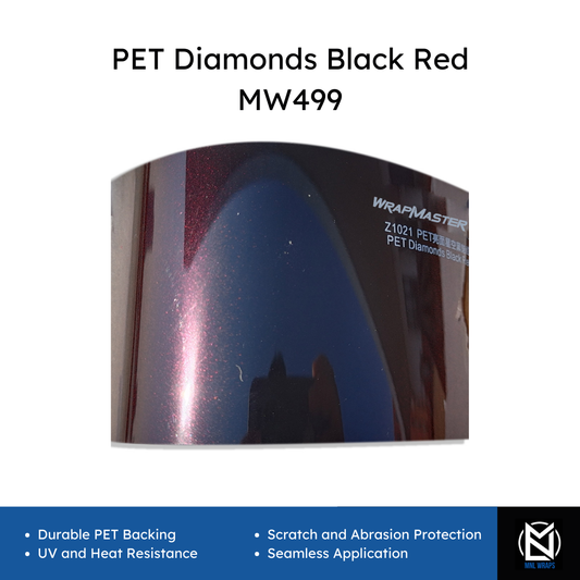 PET Diamonds Black Red MW499