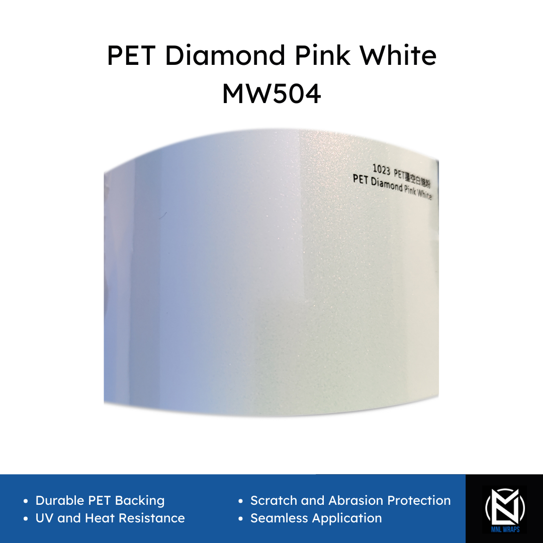 PET Diamond Pink White MW504