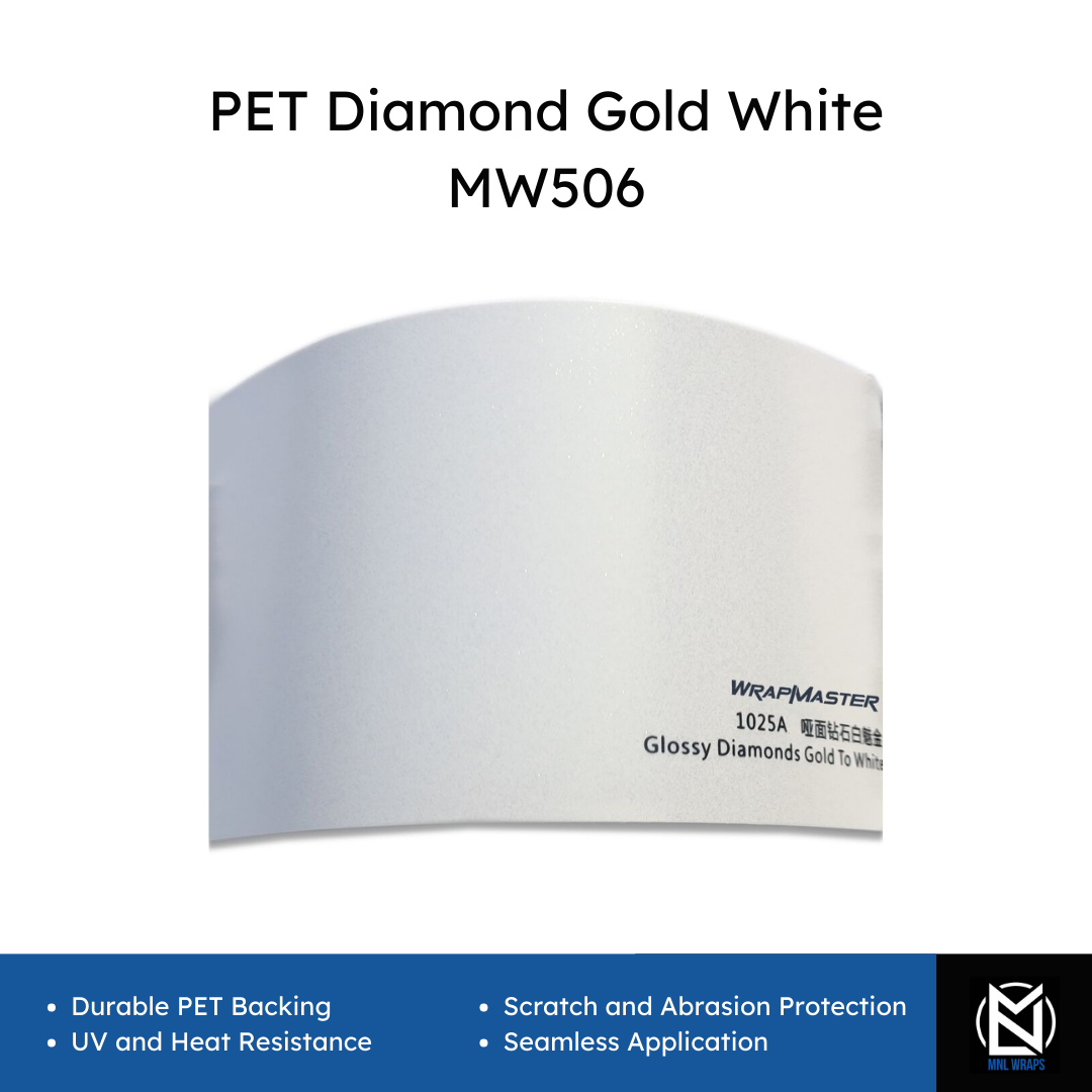 PET Diamond Gold White MW506