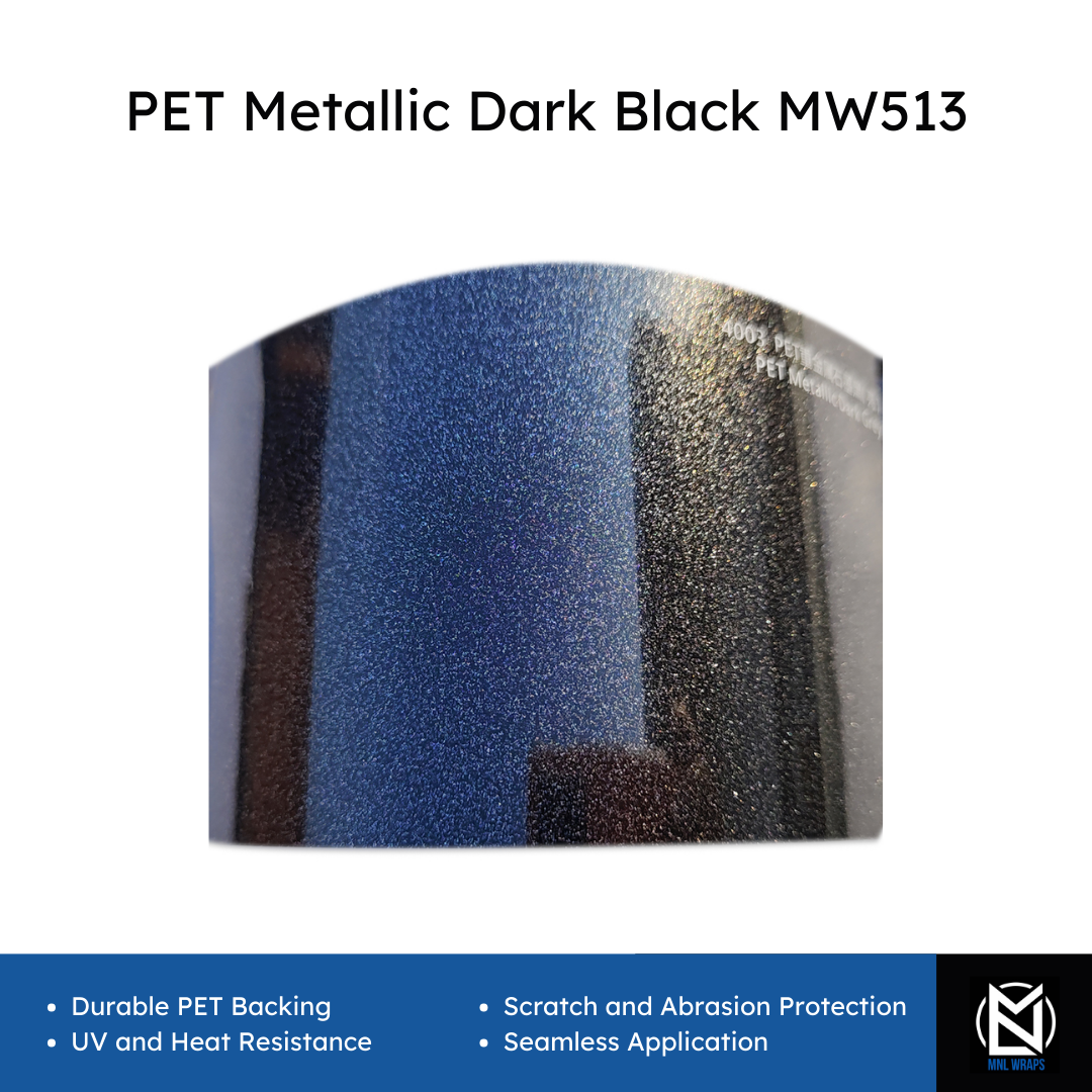 PET Metallic Dark Black MW513