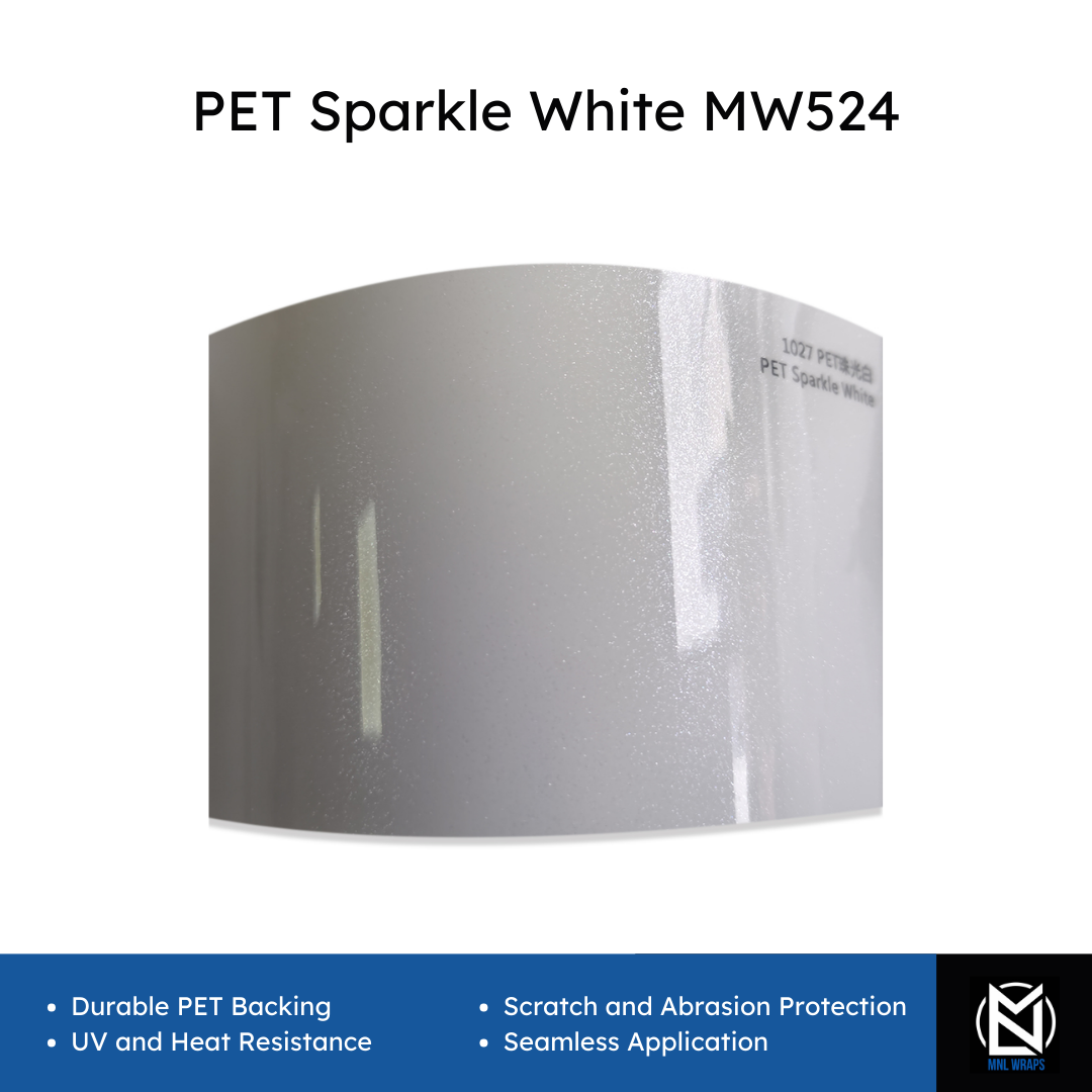 PET Sparkle White MW524