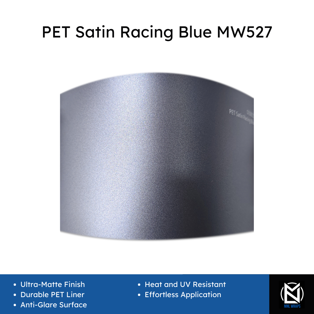 PET Satin Racing Blue MW527