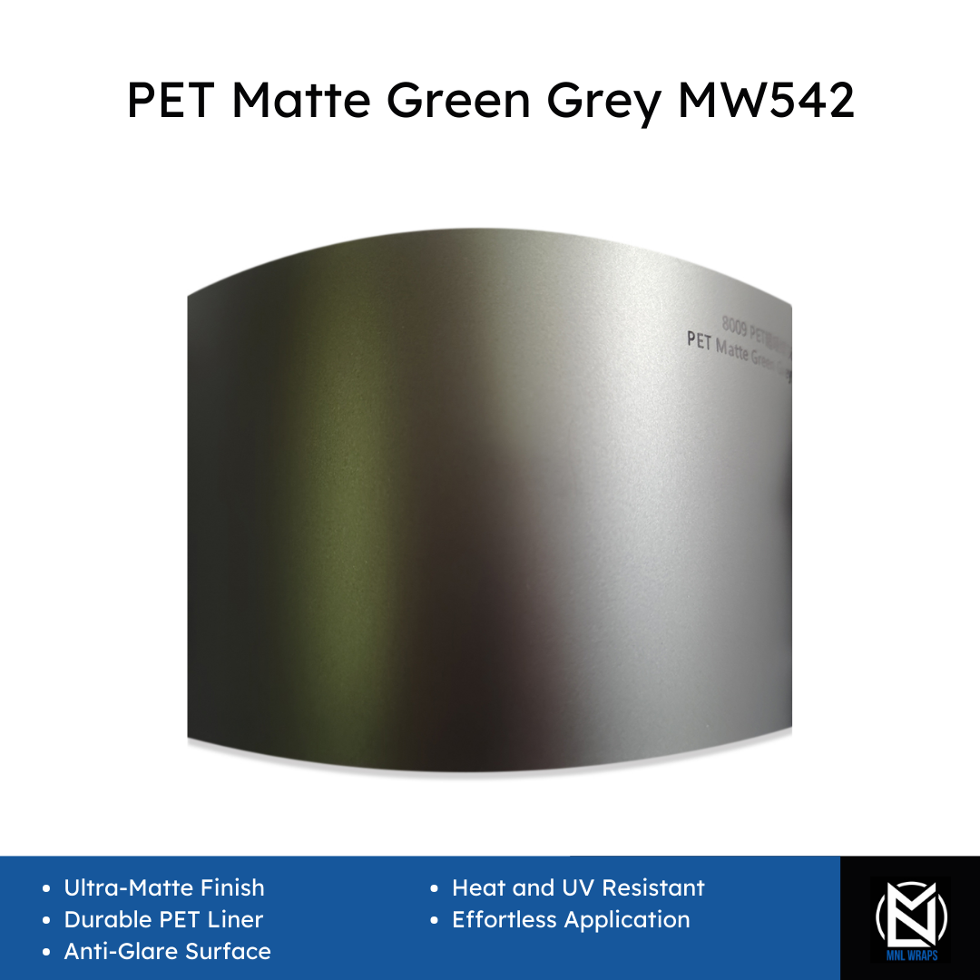 PET Matt Grüngrau MW542