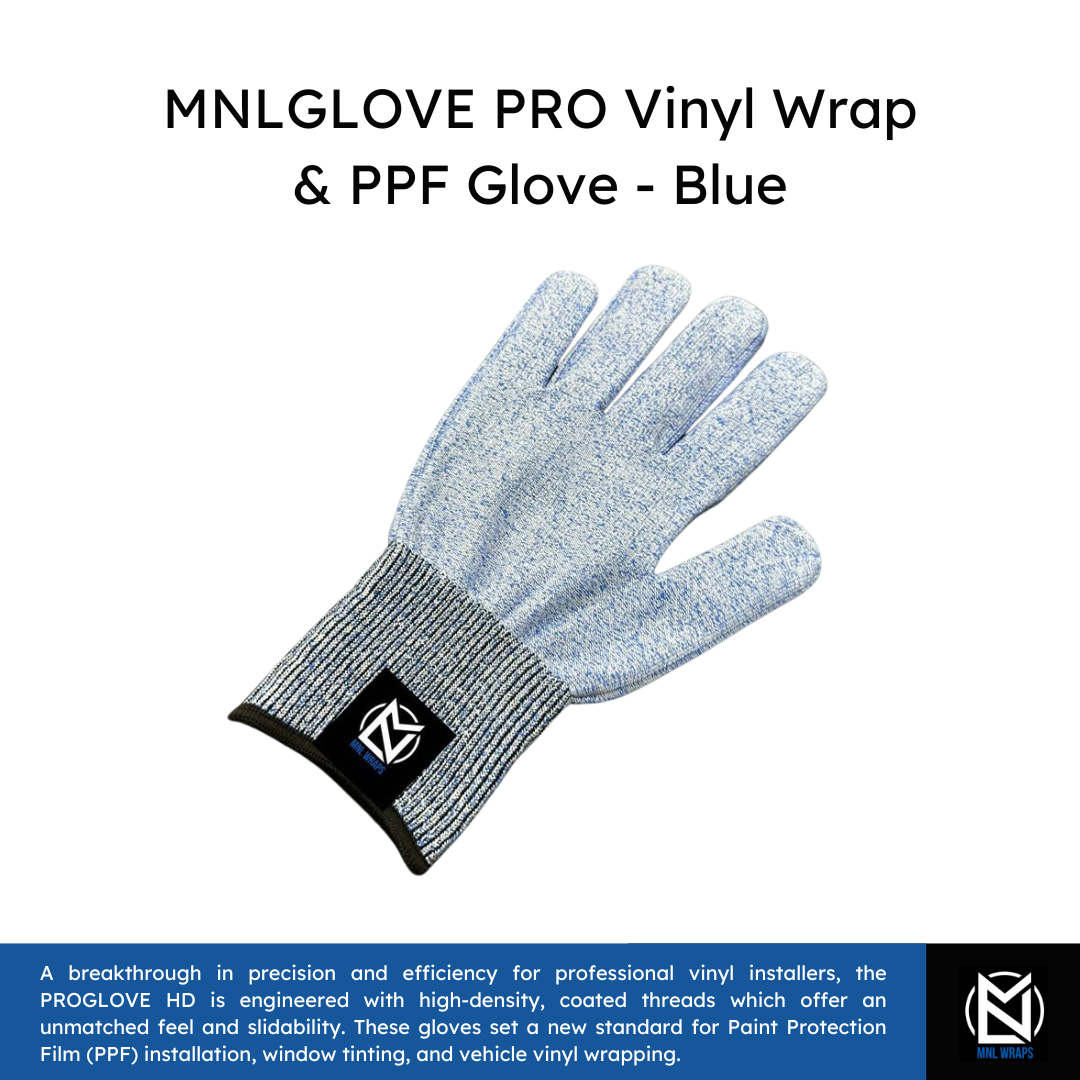 MNLGLOVE PRO Vinyl Wrap & PPF Glove - Blue