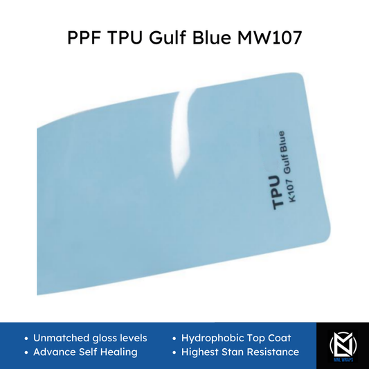 PPF TPU Gulf Blue MW107