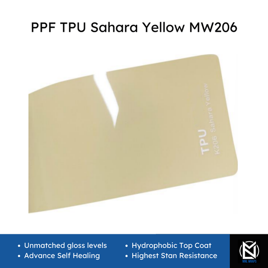 PPF TPU Sahara Yellow MW206