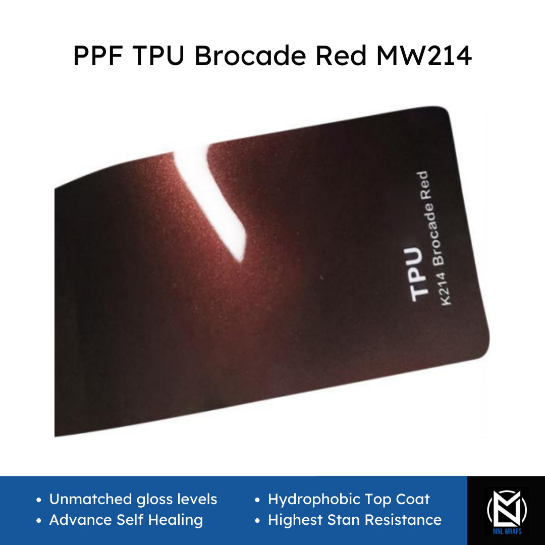 PPF TPU Brocade Red MW214