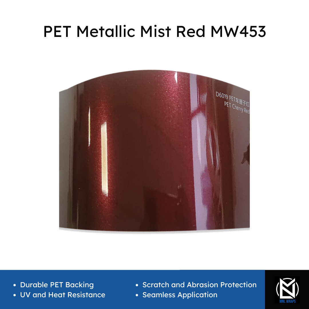 PET Metallic Mist Red MW453