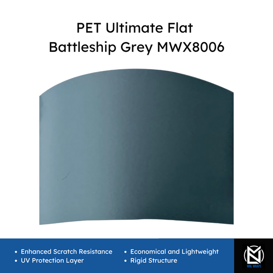 PET Ultimate Flat Battleship Grey MWX8006