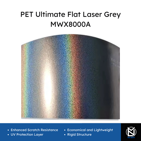 PET Ultimate Flat Laser Grey MWX8000A