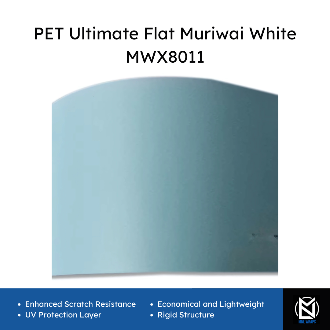 PET Ultimate Flat Muriwai White MWX8011