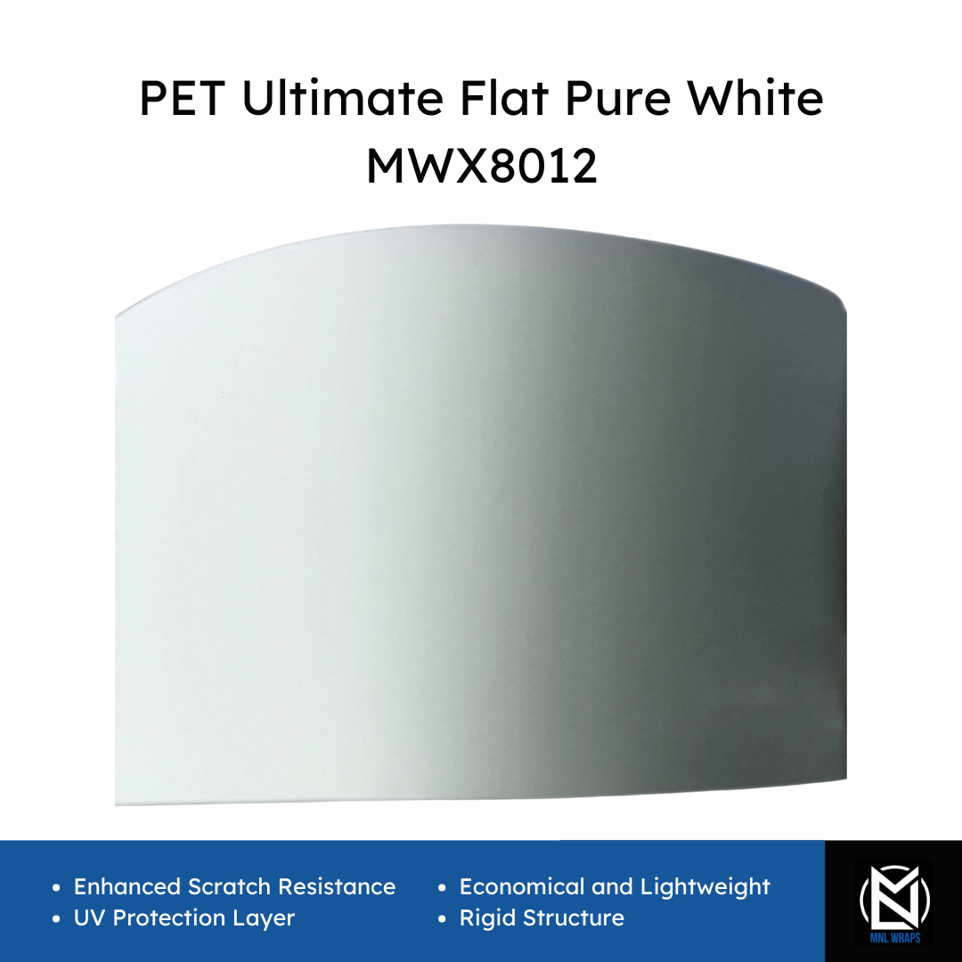 PET Ultimate Flat Pure White MWX8012