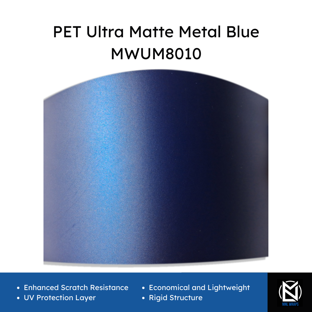 PET Ultra Matte Metal Blue MWUM8010