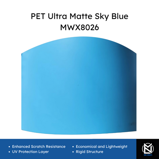 PET Ultra Matte Sky Blue MWX8026